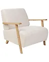 Sessel LESJA Stoff Hellbeige