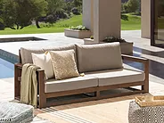 2 Seater TIMOR Wood Dark Brown_856744