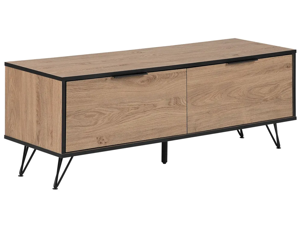 TV-Möbel HALSTON Braun / Schwarz