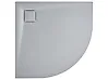 Duschwanne PARON 90 x 90 x 3 cm Grau