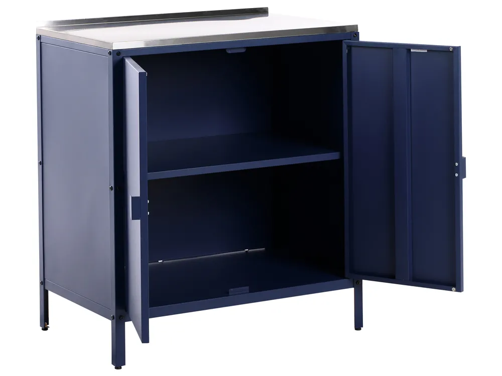 Outdoor-Küchenschrank VILAMA Blau_974021