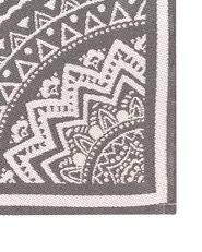 Outdoorteppich NELLORE Grau 80 x 150 cm_992384
