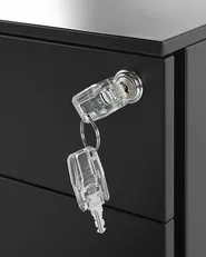 Büroschrank BOLSENA Metall Schwarz_783646