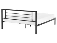 Krevet Metal CUSSET 160 x 200 cm Crni_735356