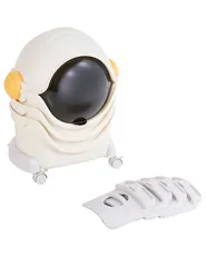 Spielzeugaufbewahrung BAWLEY Astronaut 106 cm mit Rädern Hellbeige_1124094