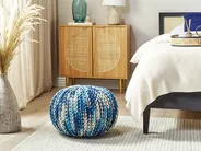 Pouffe CONRAD Cotton Blue_842512