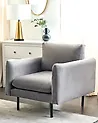 Sessel VINTERBRO Samtstoff Grau