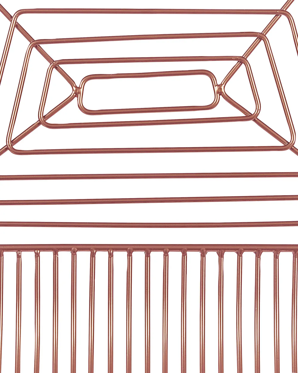 Set of 2 Bar Chairs BISBEE Metal Rose Gold_868499