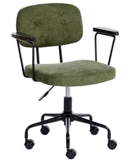 Desk Chair ALGERITA Fabric Green_1083619