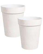 Set van 2 bloempotten TROLLIUS 41 cm Beige_1133008