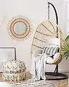 Hängesessel mit Gestell CASOLI Polyrattan Naturfarben