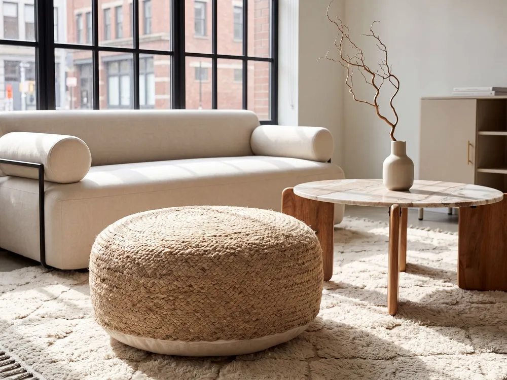 Pouffe JUTUR Jute Beige_1099884