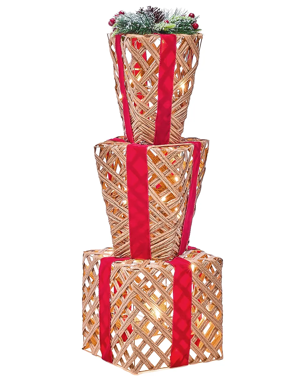 Weihnachtsdekoration LED HUMPPILA 87 cm Weihnachtsgeschenke Braun