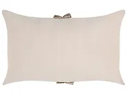 Dekokissen 2er Set BELLE 30 x 50 cm Samtstoff Hellbeige Ohne Muster_1168722