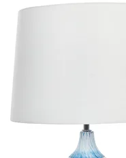 Tischlampe GEORGINA Keramik Blau_822454