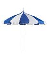 Marktschirm 245 cm MINOA Weiß / Blau