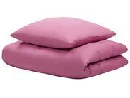 Bettwäsche-Set HARMONRIDGE 135 x 200 cm Baumwollsatin Rosa_815037