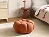 Pouf BEAUFORT Bouclé Braun