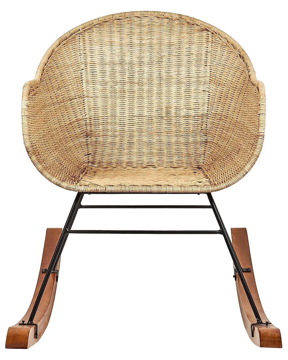Set of 2 Rocking Chairs LAVINIO Rattan Natural_1185224