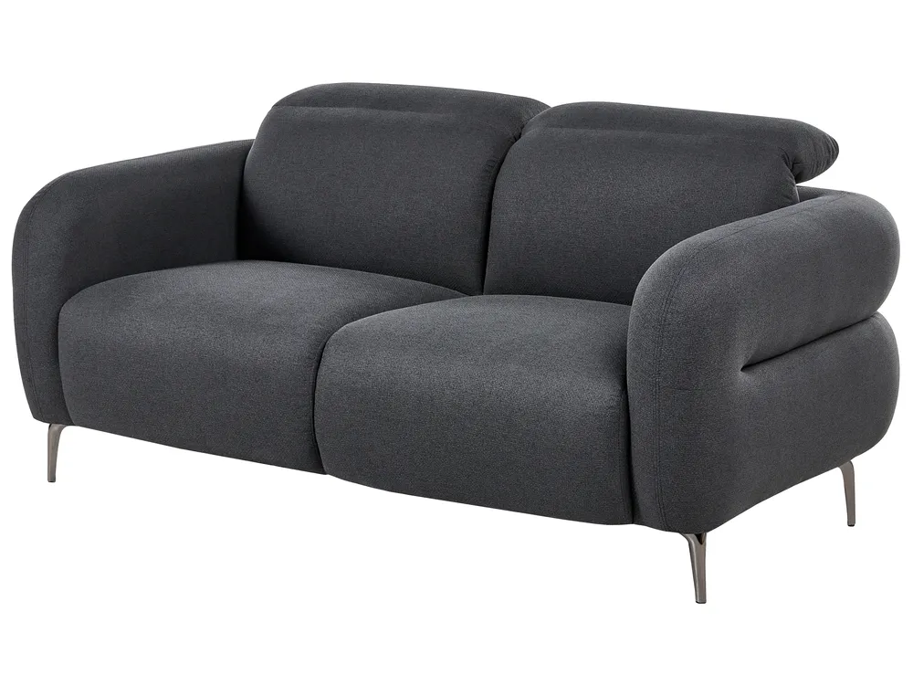 Sofa 2-Sitzer ARTUNA Stoff Schwarz_1044808