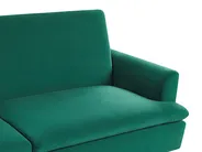 Sofa Bed 3 Seater VETTRE Velvet Dark Green_787942