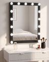 LED-Badezimmer-Spiegel ODENAS 50 cm 60 cm Schwarz