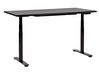 Schreibtisch elektrisch höhenverstellbar DESTINAS 160 cm 72 cm Schwarz