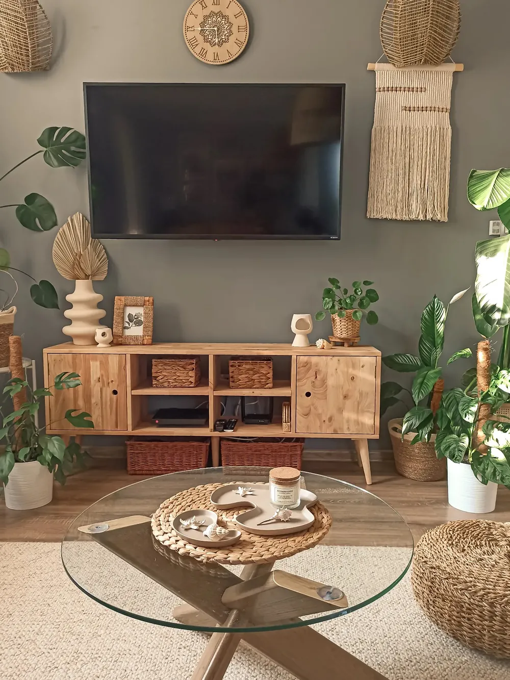 TV-Möbel CHANDLER Holz Hellbraun_828666