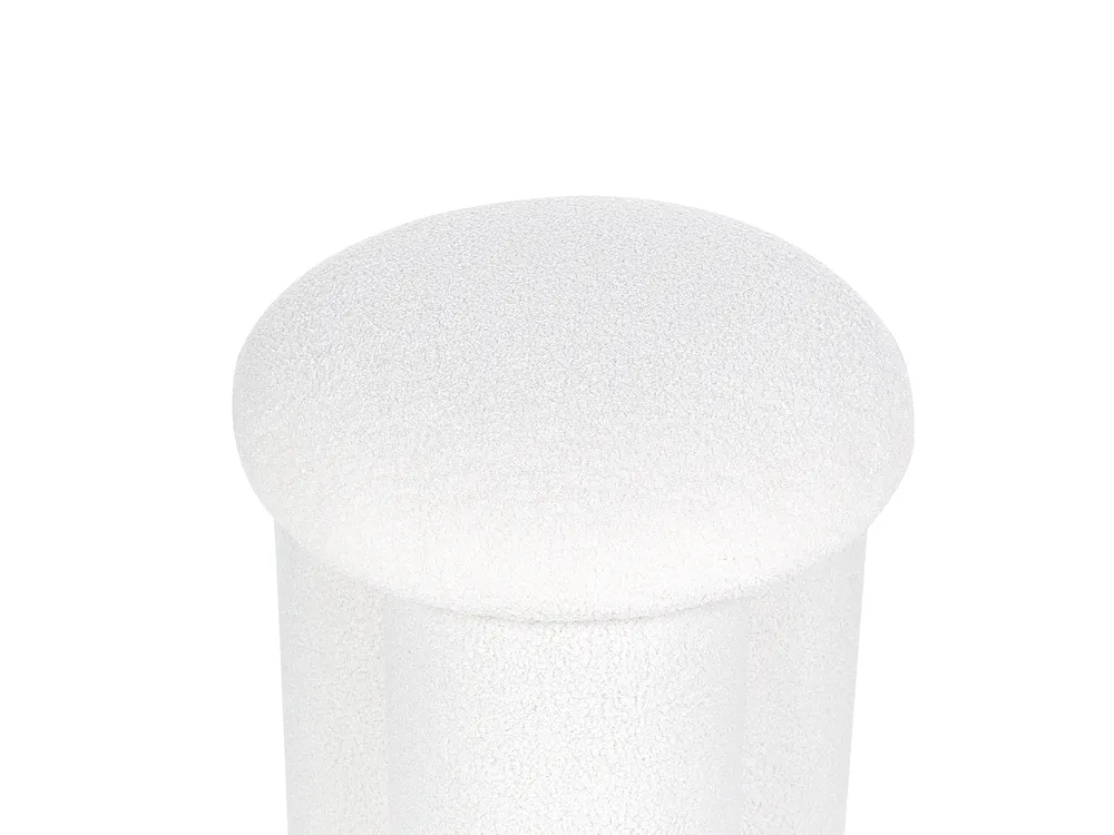 Pouffe CARRINGTON Boucle Off-White_897448