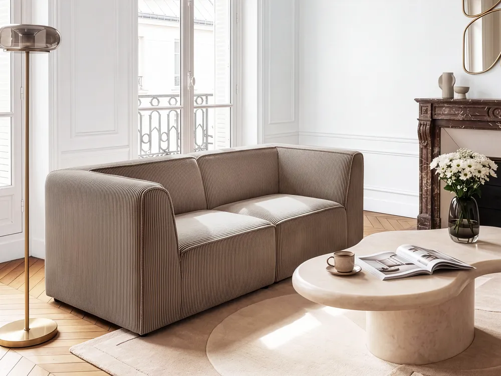 Eckmodul LEMVIG Cord Dunkelbeige rechtsseitig_1146393
