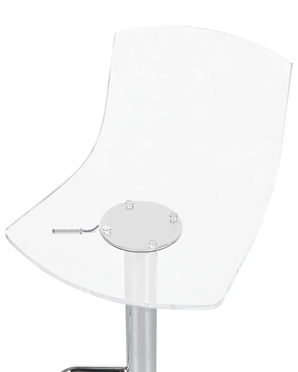 Set mit 2 Barstühlen IMOLA drehbar Transparent_915131