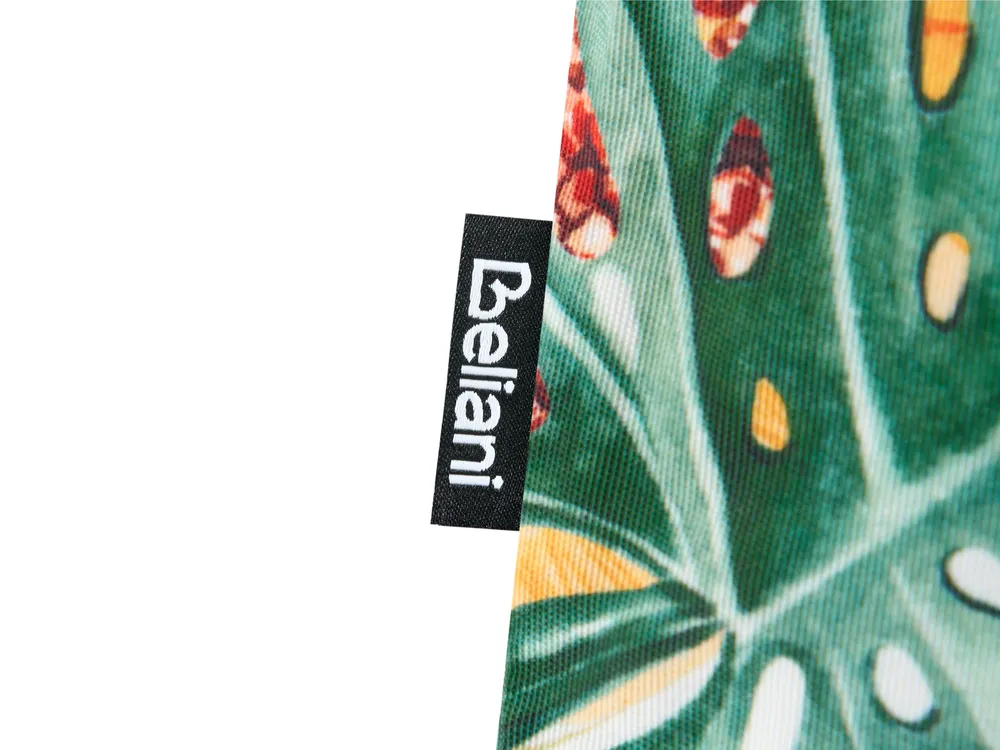Set van 3 tuinkussens FORSYTHIA bladpatroon 45 x 45 cm Meerkleurig_1125074