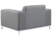 Lounge Set mit Tisch 5-Sitzer ROVIGO Grau_784934