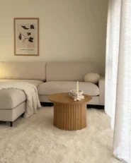Corner Sofa MALOY Chenille Off-White Right Hand_1171231