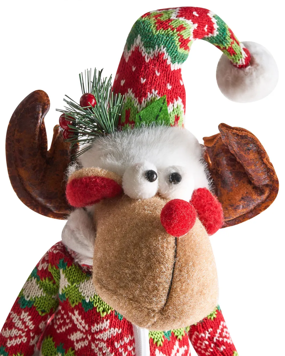 Set of 2 Christmas Decorations GEITSJOEN 55/58 cm Reindeer Multicolour_1023104