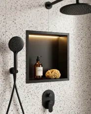 Niche de douche ITAIPU LED Métal Noir_1150146