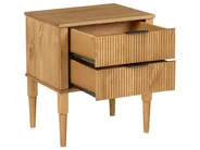 Schlafzimmer Set Kiefernholz AMBAZAC 160 x 200 cm Hellbraun_1118983