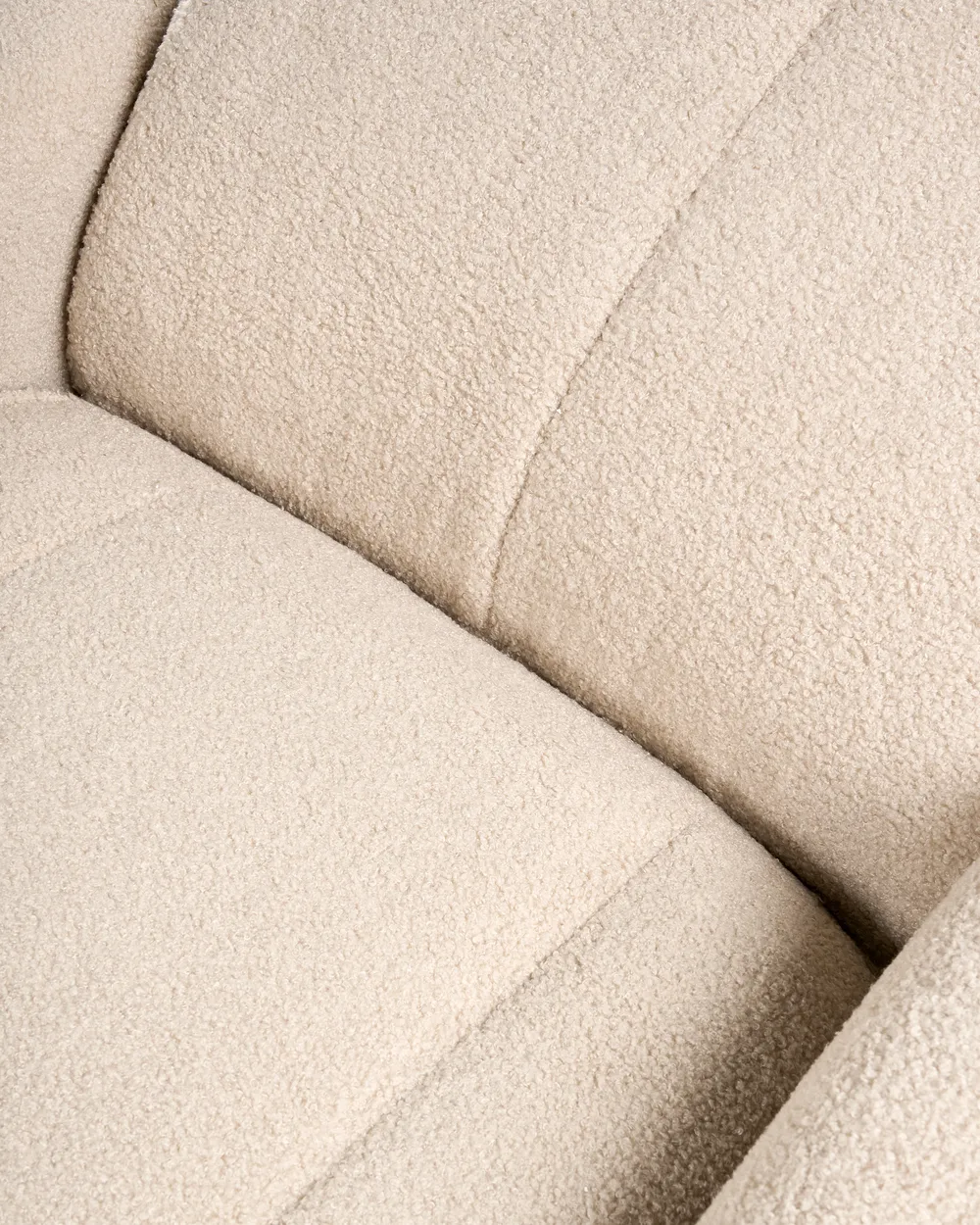 Recliner Chair GERAS Boucle Beige_1006996