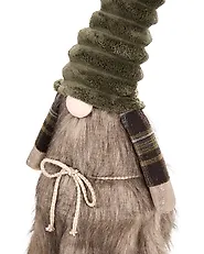 Weihnachtsdekoration 2er Set SUNDOM 69-93/81-111 cm Zwerg Grün_1175532