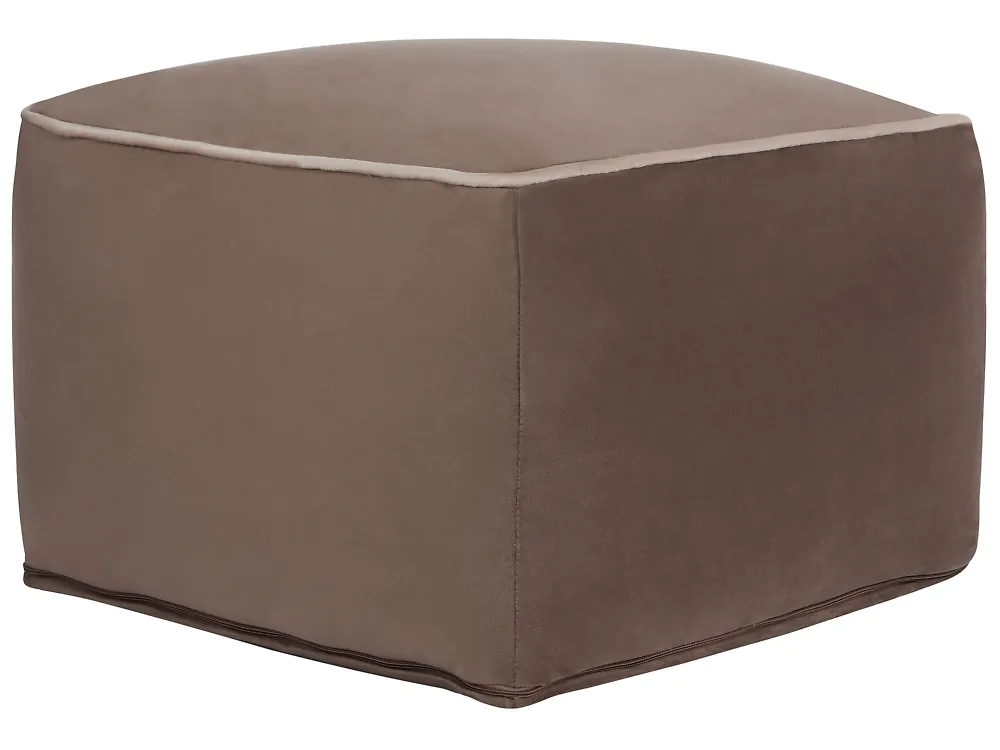 Pouf DAREYN Samtstoff Braun_1183028