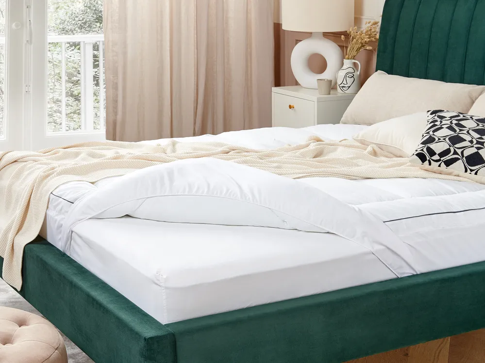 Polyester-Matratzentopper MULHACEN 160 x 200 cm_835052