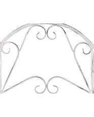 Regal VALDIVIA 40 cm 166 cm Metall Weiß_790946
