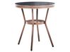 Outdoor Bistrotisch RIFREDDO 70 cm 70 cm Sicherheitsglas Grau