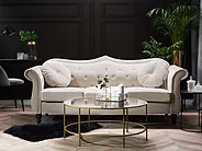 Sofa 3-Sitzer SKIEN II Samtstoff Hellbeige_1161659
