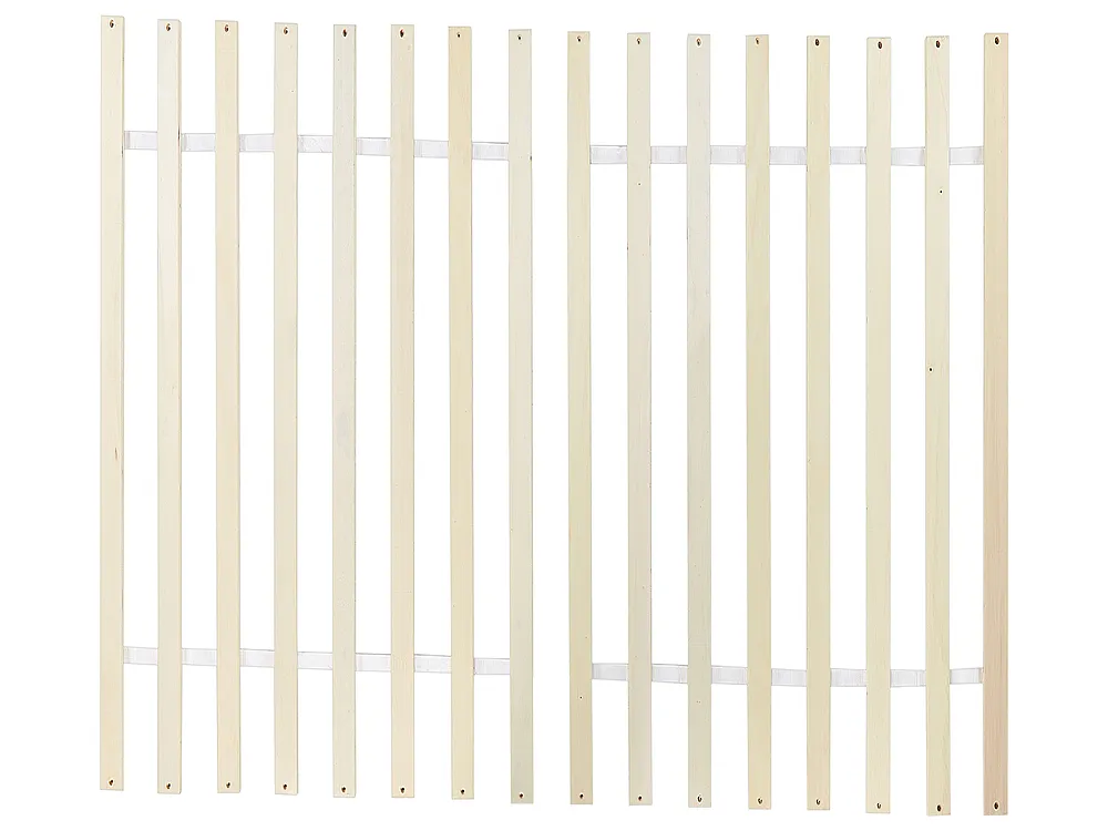 Bed Pine Wood ECHALLON 120 x 200 cm (EU Small Double) Light Brown_1113444