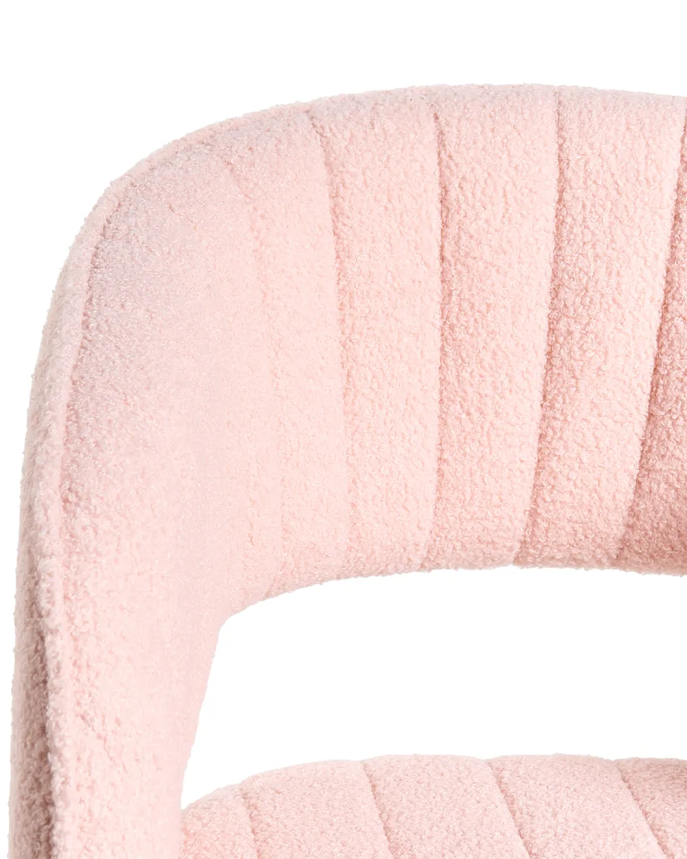 Desk Chair KATONAH Boucle Pastel Pink_1099368