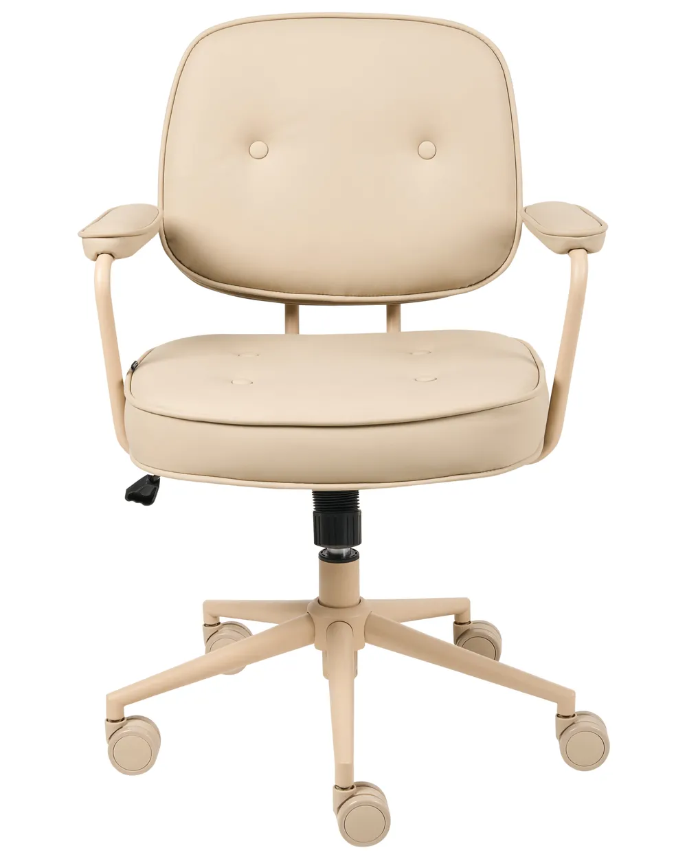 Schreibtischstuhl PARAMUS Kunstleder Beige_1007066