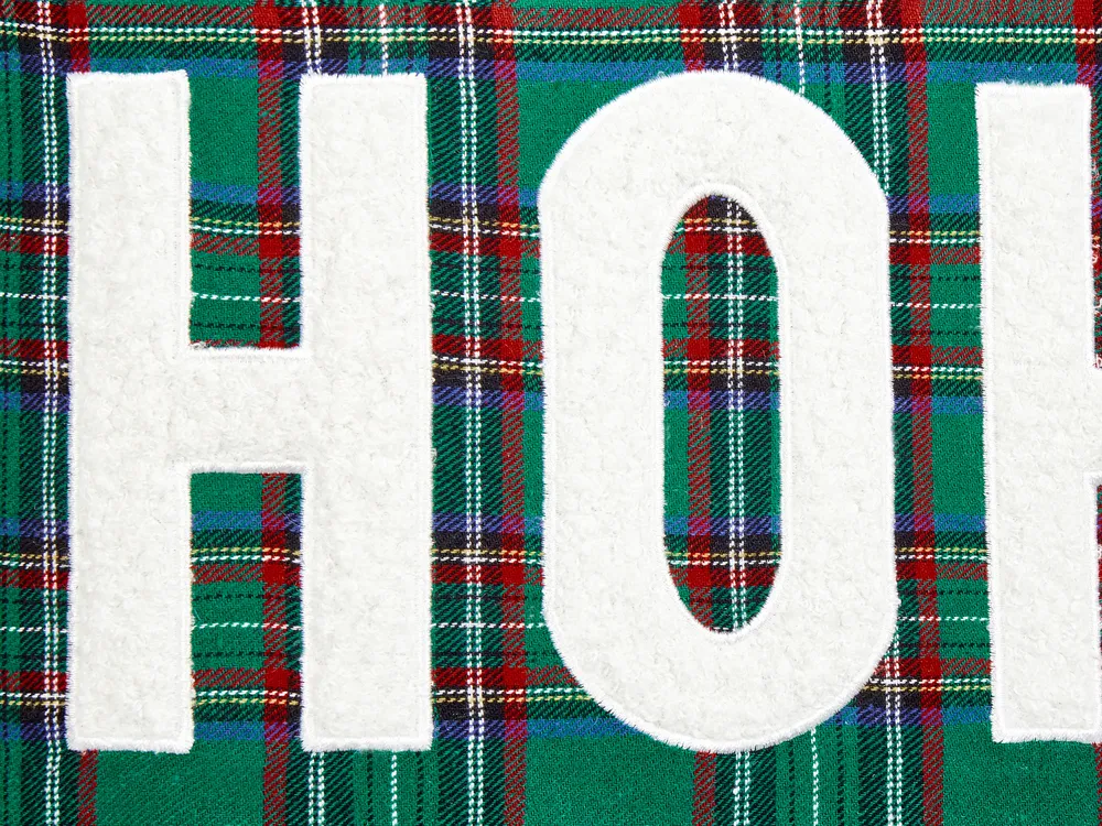 Dekokissen 2er Set JOYCANDY 45 x 45 cm Grün Weihnachtsmotiv_946841