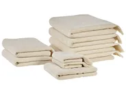Handtücher 9er Set ATIU Baumwollfrottee Beige_1067907