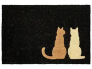 Doormat NAPALIT Black 60 x 90 cm Cat Coir_1013275
